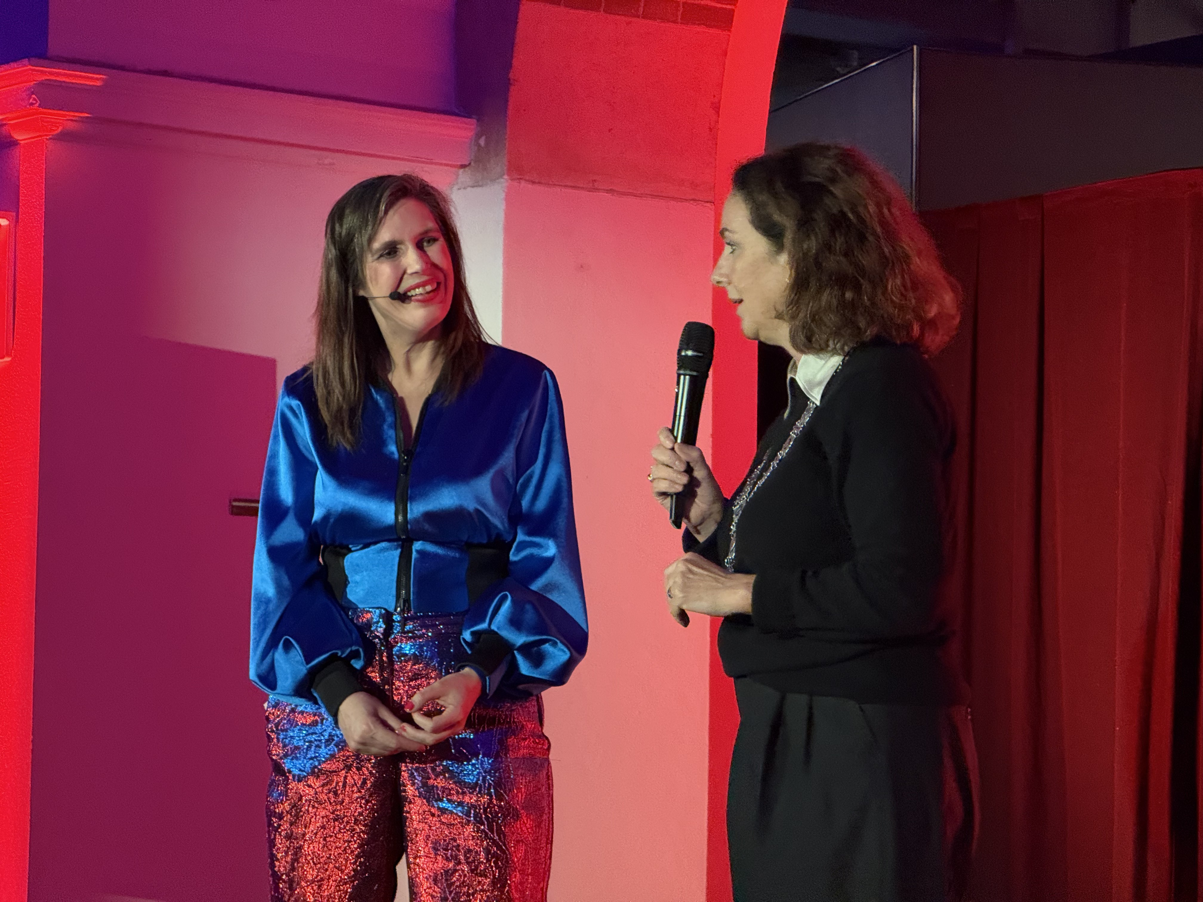 Maaike Muis op het podium